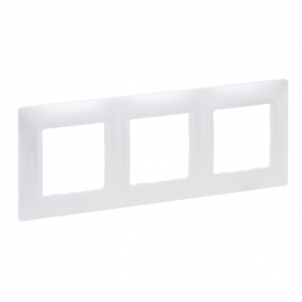 RAMKA POTRÓJNA PERŁOWY NILOE SELECTION - LEGRAND - 762063