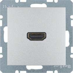 GNIAZDO HDMI ALU MAT B.1/B.7 - HAGER - 3315421404