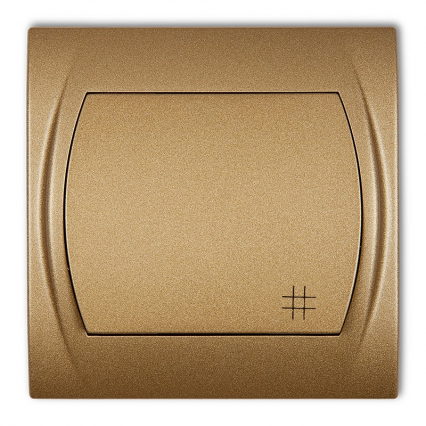 LOGO METALIC PRZEŁĄCZNIK KRZYŻ.8LWP-6 - KARLIK - 8LWP-6