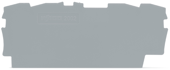 ŚCIANKA KOŃCOWA SZARA TOPJOBS - WAGO - 2002-1491