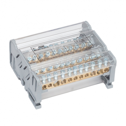 Blok dystrybucyjny Moblock 4P 125A-11 2x35 + 2x25 + 7x6mm2 - MOREK - MAB4125A18
