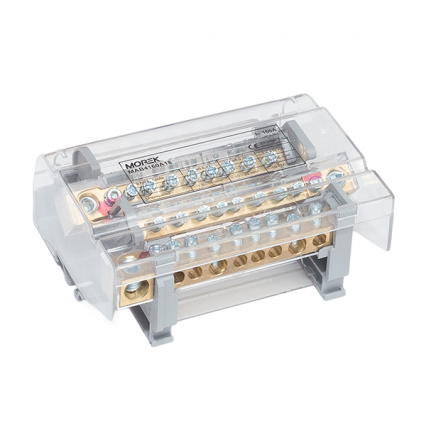 Blok dystrybucyjny Moblock 4P 160A-9 1x50 + 2x35 + 6x16mm2 - MOREK - MAB4160A18
