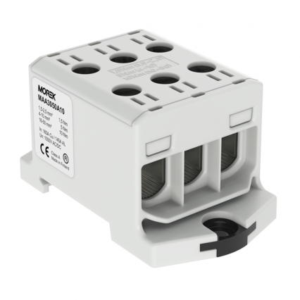 OTL50-3  szary 3xAl/Cu 1,5-50mm2 1000V AC/1500V DC Zacisk uniwersalny - MOREK - MAA3050A10