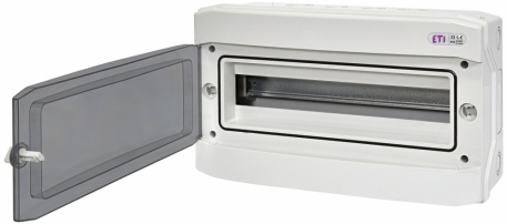ROZDZIELNIA TWORZYWO PODTYNKOWA IP65 1X18 MOD DRZWI TRANSPARENTNE ECH-18PT - ETI - 001100350