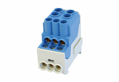 BLOK ROZDZIELCZY DYSTRYBUCYJNY SDB 100 AL/CU 80010 SIMBLOCK NIEBIESKI| - SIMET - 81601003