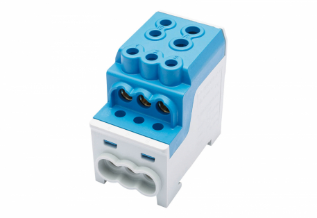 BLOK ROZDZIELCZY DYSTRYBUCYJNY SDB 200 AL/CU 80030 SIMBLOCK NIEBIESKI - SIMET - 81602003