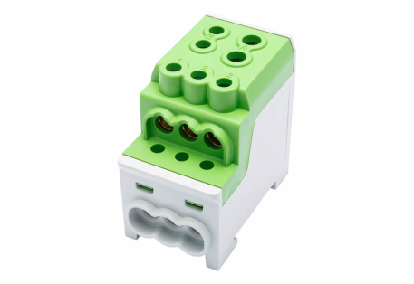 BLOK ROZDZIELCZY DYSTRYBUCYJNY SDB 200 AL/CU 80030 SIMBLOCK ZIELONY - SIMET - 81602005