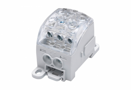 BLOK ROZDZIELCZY DYSTRYBUCYJNY SUB 220 AL/CU 82060 SIMBLOCK SZARY - SIMET - 81650002