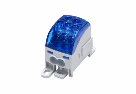 BLOK ROZDZIELCZY UNIWERSALNY SUB 160 AL/CU 82040 SIMBLOCK NIEBIESKI - SIMET - 81653003