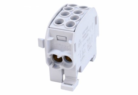 BLOK ROZDZIELCZY ODGAŁĘŹNY SCB 35 AL/CU 80210 SIMBLOCK SZARY - SIMET - 81502002