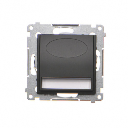 Oprawa oświetleniowa LED, 230 V AC, 1.1 W, białe ciepłe 3100 K; czarny - KONTAKT SIMON - DOS.01/49