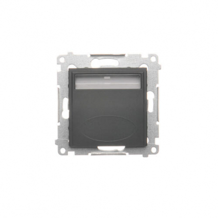 Oprawa oświetleniowa LED, 14 V DC, 0.56 W, białe zimne 5900 K; czarny !Wymagany zasilacz 14V - KONTAKT SIMON - DOS14A.01/49