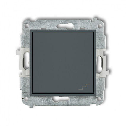 MINI; mechanizm łacznika schodowego grafit  mat - KARLIK - 28MWP-3