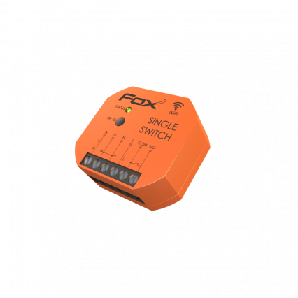 SINGLE SWITCH  Pojedynczy przekaźnik Wi-Fi 230V - F&F - WI-R1S1P-P