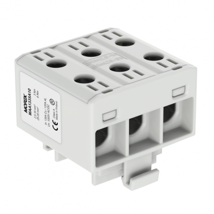 OTL35-3x  szary 3x1xAl/Cu 2,5-35mm2 1000V AC/1500V DC Zacisk uniwersalny - MOREK - MAA1335A10