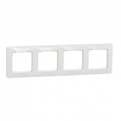 RAMKA POCZWÓRNA BIAŁY SEDNA DESIGN - SCHNEIDER ELECTRIC - SDD311804