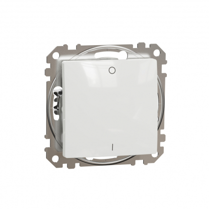 ŁĄCZNIK DWUBIEGUNOWY JEDNOKLAWISZOWY 10AX 250V BIAŁY SEDNA DESIGN  - SCHNEIDER ELECTRIC - SDD111102