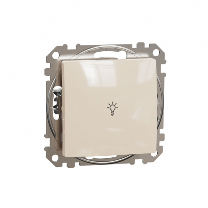 Sedna Design, Przycisk "światło", beżowy - SCHNEIDER ELECTRIC - SDD112132