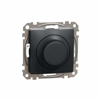 Sedna Design, Ściemniacz LED obrotowy RC/RL, czarny antracyt - SCHNEIDER ELECTRIC - SDD114502