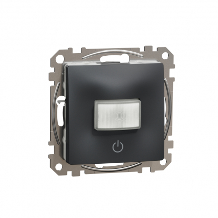 Sedna Design, Czujnik ruchu z łącznikiem, czarny antracyt - SCHNEIDER ELECTRIC - SDD114504
