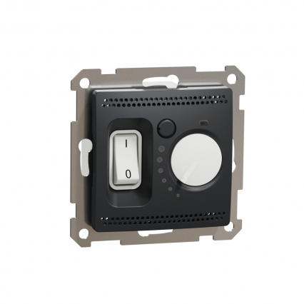 Sedna Design, Regulator temperatury do ogrzewania podłogowego, czarny antracyt - SCHNEIDER ELECTRIC - SDD114507
