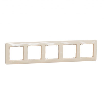 Sedna Design, Ramka 5-krotna, beżowa - SCHNEIDER ELECTRIC - SDD312805