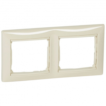RAMKA PODWÓJNA POZIOMA KREMOWY VALENA - LEGRAND - 774352