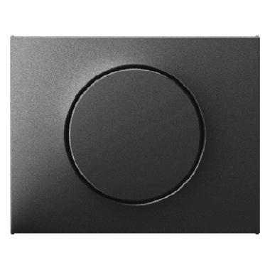 ELEMENT CENTRALNY DO ŚCIEMNIACZA OBROTOWEGO Z POKRĘTŁEM REGULACYJNYM ANTRACYT MAT LAKIEROWANY K.1 - HAGER - 11357006