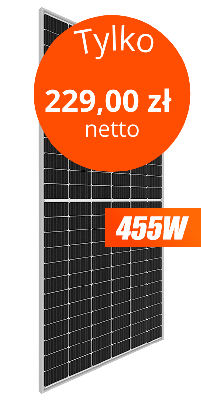 MODUŁ PV BLUESUN BSM455M-72HPH HALF-CUT 455Wp SREBRNA RAMA - BLUESUN SOLAR - BSM455M-72HPH