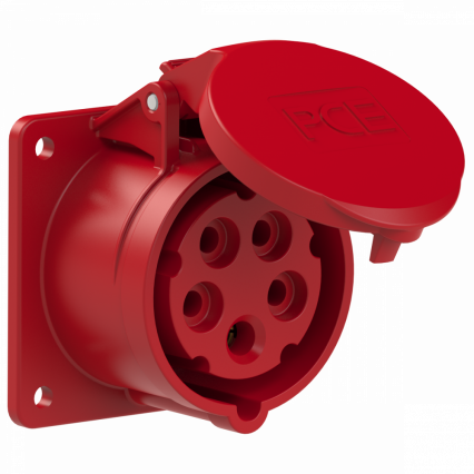GNIAZDO TABLICOWE PROSTE TWIST  16A 400V 3P+Z+N 75x75mm  - PCE - 315-6f7