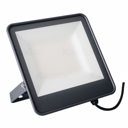 NAŚWIETLACZ LED 90W 10800LM 4000K IP65 CZARNY IQ LED FL - KANLUX - 33884