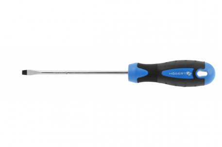 ŚRUBOKRĘT PŁASKI 6X100 MM, STAL S2 - HOGERT - HT1S012