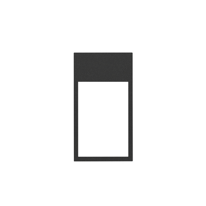 Ramka minimal pionowa 2-krotna, 3x1/2; czarny mat - KONTAKT SIMON - 10002621-238