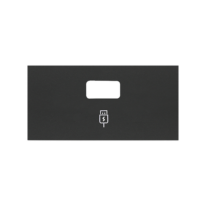 Pokrywa ładowarki USB dla ref.10000380-039; czarny mat - KONTAKT SIMON - 10001097-238