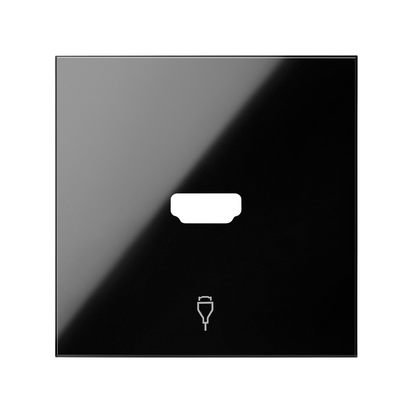 Pokrywa gniazdo HDMI pojedynczego; czarny - KONTAKT SIMON - 10001094-138
