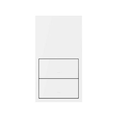 Panel 2-krotny: 2 klawisze; biały mat - KONTAKT SIMON - 10020213-230