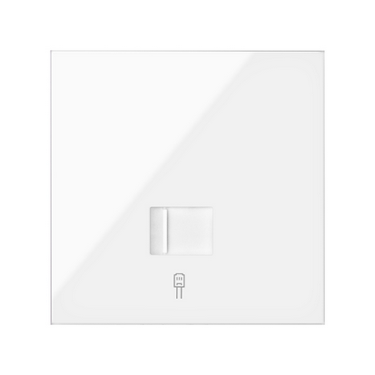 Panel 1-krotny: 1 gniazdo RJ45; biały - KONTAKT SIMON - 10020106-130
