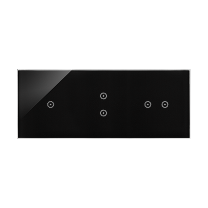 PANEL DOTYKOWY S54 TOUCH, 3 MODUŁY, 1 POLE DOTYKOWE + 2 POLA DOTYKOWE PIONOWE + 2 POLA DOTYKOWE POZIOME, ZASTYGŁA LAWA - KONTAKT SIMON - DSTR3132/73