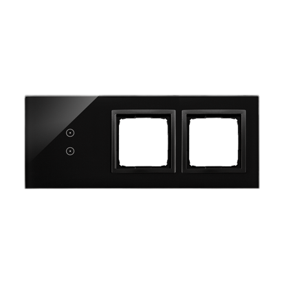 PANEL DOTYKOWY S54 TOUCH, 3 MODUŁY, 2 POLA DOTYKOWE PIONOWE + 2 OTWORY NA OSPRZĘTY S54, WULKANICZNA LAWA - KONTAKT SIMON - DSTR3300/75