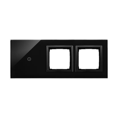 PANEL DOTYKOWY S54 TOUCH, 3 MODUŁY, 1 POLE DOTYKOWE + 2 OTWORY NA OSPRZĘTY S54, WULKANICZNA LAWA - KONTAKT SIMON - DSTR3100/75