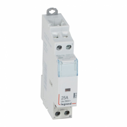 STYCZNIK MODUŁOWY 25A AC1 2 BIEGUNY 2NO STEROWANIE 230V AC SM425 - LEGRAND - 412523