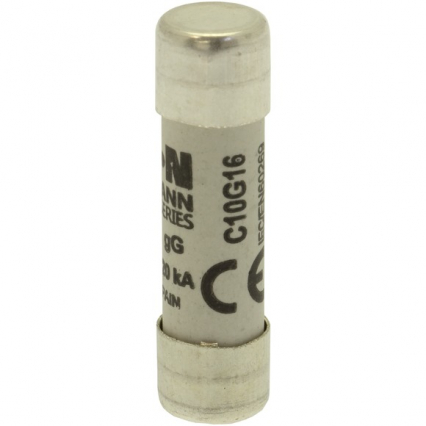 WKŁADKA BEZPIECZNIKOWA 10X38MM 16A GG ZWŁOCZNA - EATON - C10G16