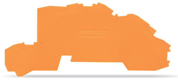 ŚCIANKA KOŃCOWA POMARAŃCZOWA TOPJOBS - WAGO - 2003-7692