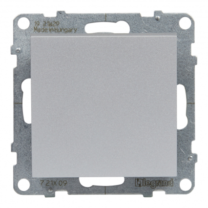 PRZYCISK POJEDYNCZY - 6 A - 250 V~ - ZACISKI AUTOMATYCZNE ALUMINIUM SUNO - LEGRAND - 721309