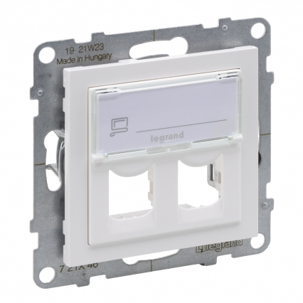 ADAPTER SYSTIMAX PODWÓJNY  BIAŁY SUNO - LEGRAND - 721146