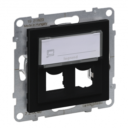 ADAPTER SYSTIMAX PODWÓJNY  CZARNY  SUNO - LEGRAND - 721446