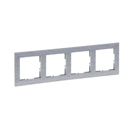 RAMKA - 4X ALUMINIUM SZCZOTKOWANE SUNO - LEGRAND - 721564