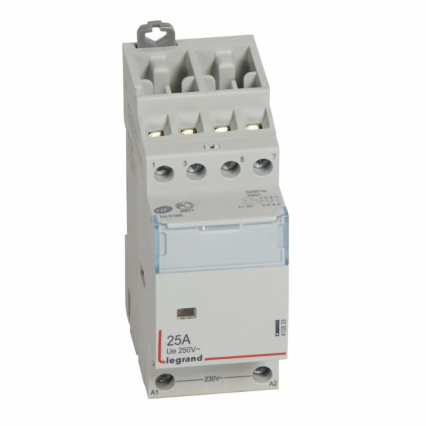 STYCZNIK MODUŁOWY 25A AC1 4 BIEGUNY 2NC-2NO STEROWANIE 230V AC SM425 - LEGRAND - 412533