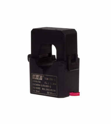 Miniaturowy przekładnik prądowy z otwieranym rdzeniem 150-5A kl.1 - F&F - TOM-150-5