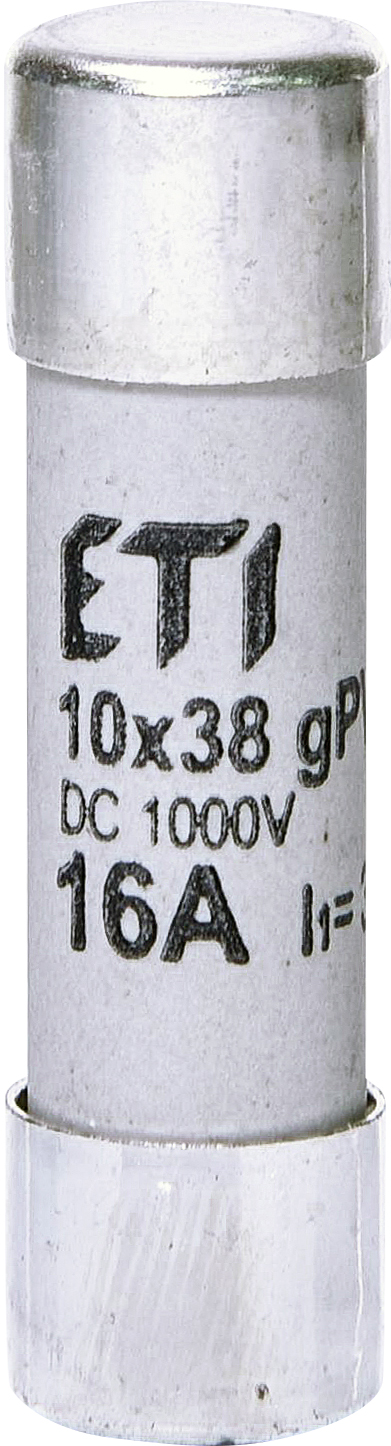 WKŁADKA TOPIKOWA CYLINDRYCZNA PV CH10X38 GPV 16A/1000V DC - ETI - 002625081